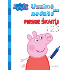 Peppa Pig.Uzzīmē un nodzēs! Pirmie  skaitļi 123