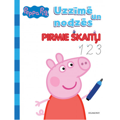 Peppa Pig.Uzzīmē un nodzēs! Pirmie skaitļi 123 Peppa Pig.Uzzīmē un nodzēs! Pirmie skaitļi 123