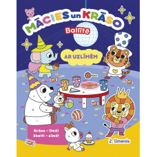 Mācies un krāso. Ballītē. Ar uzlīmēm