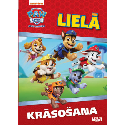 Paw Patrol. Lielā krāsošana