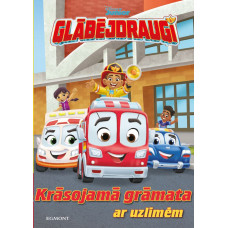 Glābējdraugi. Krāsojamā grāmata ar uzlīmēm. Disney Junior