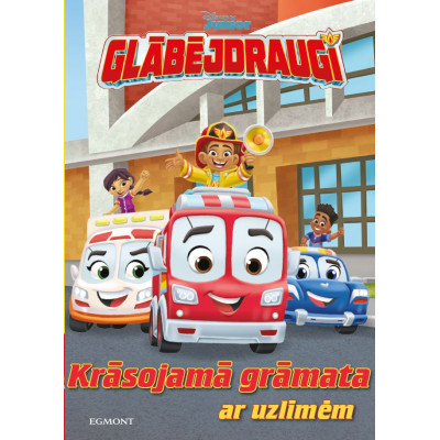 Glābējdraugi. Krāsojamā grāmata ar uzlīmēm. Disney Junior Glābējdraugi. Krāsojamā grāmata ar uzlīmēm. Disney Junior