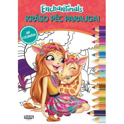 Enchantimals. Krāso pēc parauga. Ar uzlīmēm