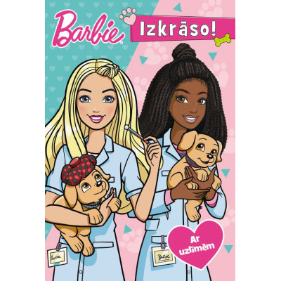 Barbie. Izkrāso! Ar uzlīmēm