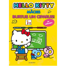 Hello Kitty. Mācies burtus un ciparus! Ar uzlīmēm