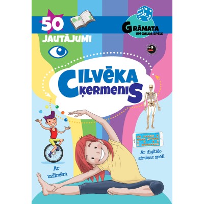 Cilvēka ķermenis. 50 jautājumi. Ar uzlīmēm