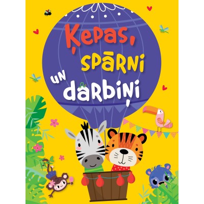 Ķepas, spārni un darbiņi. Dzeltena Ķepas, spārni un darbiņi. Dzeltena