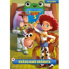 Rotaļlietu stāsts 5.Krāsojamā grāmata. Ar uzlīmēm. Disney