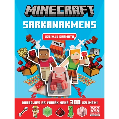 Minecraft. Sarkanakmens. Uzlīmju grāmata Minecraft. Sarkanakmens. Uzlīmju grāmata