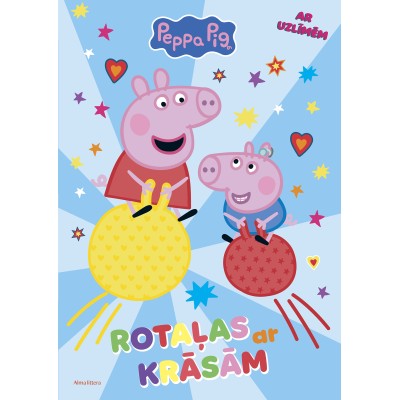 Peppa Pig. Rotaļas ar krāsām. Ar uzlīmēm Peppa Pig. Rotaļas ar krāsām. Ar uzlīmēm