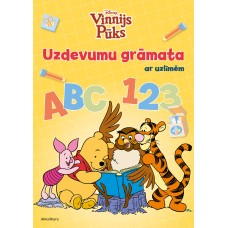 Vinnijs Pūks. Uzdevumu grāmata. Ar uzlīmēm. Disney