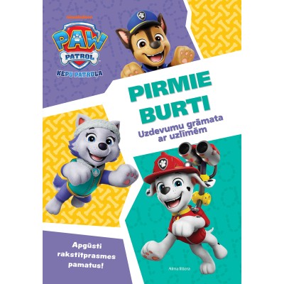 Paw Patrol. Pirmie burti. Uzdevumu grāmata ar uzlīmēm