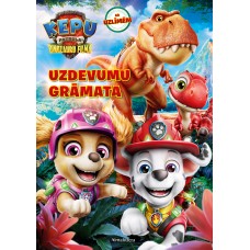 Ķepu patruļa. Dinozauru filma. Uzdevumu grāmata. Ar uzlīmēm